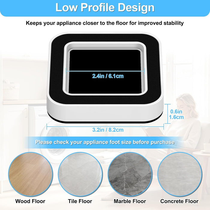 Anti Vibration Pads for Washing Machine: Stops Washer Dryer from Moving