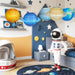 8pcs Planet Paper Lanterns, 12 Inch Outer Space Party Decorations