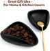 Ceramic Coffee Bean Dosing Cup + Sprayer Gift Set, Spoon Rest, Mini Coffee Spoon Holder for Tea Spoons Stirrers, Coffee Station Decor, Espresso Coffee Bar Accessories & Essentials(Not Include Spoon)