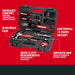 57 Piece Mechanics Tool Set Home Tool Set, Sockets, Ratchet, Screwdrivers, Hammer, Pliers, Hex Keys, Specialty Bits Hand Tools (CMMT99447)