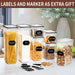 Airtight Food Storage Containers Set with Lids - 24 PCS, BPA Free