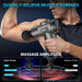 Massage Gun, Deep Tissue Back Massage for Athletes for Pain Relief, Percussion Massager with 10 Massages Heads & Silent Brushless Motor, Fathers Day Dad Gifts, Carbon