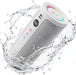 Roar 3 Portable Bluetooth Speaker,20W Powerful Sound with Deep Bass,IPX6 Waterproof,24H Playtime,Bluetooth 5.4,RGB Lights,Wireless TWS Pairing (White)