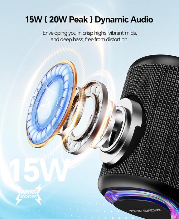 Portable Bluetooth Speaker Gift Ideas: Outdoor Travel Essentials Waterproof