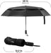 Repel Reverse Folding Umbrellas for Rain, Windproof, 46 Inch Large Coverage
