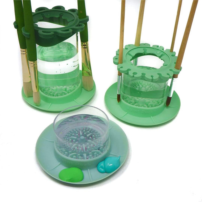 Ultimate Rinse Cup Paint Brush Cleaner, Mug (4 in), Green