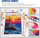 Mixed Media Art Set with Art Easel, Complete Art Supplies Kit