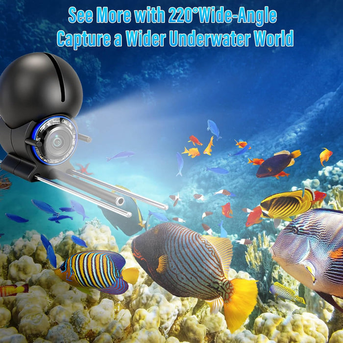 Underwater Fishing Camera 1080P HD 4.3" IPS Screen 50ft Cable