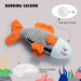 4 Packs Crinkle Squeaky Dog Toys for Aggressive Chewers, Tough Durable Stuffed Plush Rope Tug Puppy Chew Toy for Small M