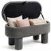 42-Inch Corduroy Storage Bench
