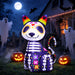 4.4FT Halloween Inflatables Outdoor Decoration, Day of The Dead Black Cat