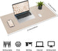 Desk Mat, Beige, 23.6" x 13.8", Desk Pad Protector
