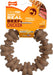 Strong Chew Ring Dog Toy, Chew Toy Made with Real Beef & Chicken