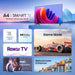 40-Inch Class A4 Series FHD 1080p Smart Roku TV with Alexa Compatibility (40A4NR) - Dolby Audio, Slim Bezel Design, Google Assistant