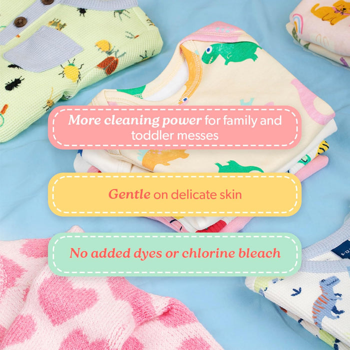 Baby Liquid Laundry Detergent, Gentle on Sensitive Skin Laundry Soap, 42 fl oz, 32 Loads, Pack of 2 (Packaging May Vary)