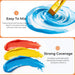 Acrylic Paint Set 24 Colors 2oz with 12 Brushes & Palette