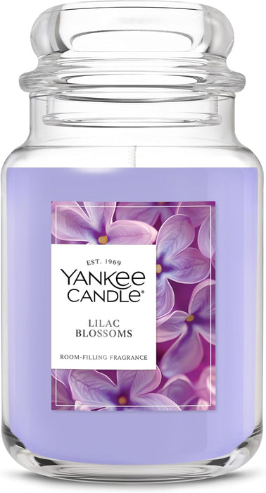 Lilac Blossoms Scented Candle, 22oz Large Jar