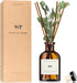 Flower Reed Diffuser Set Eucalyptus & Lavender Scent for Room Bathroom Accessories Shelf Decor & Air Fresheners, Sticks Defusers with 4.0 fl oz Home Fragrance Oils, Office Gift