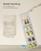Shoe Boxes, Clear Plastic Sneaker Box, Pack of 12