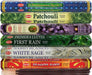 Hem Incense Sticks Variety Pack #23-120 Insence-Sticks (6 Incents x 20 Insense) + Incense Stick Holder with 6 Most Liked