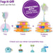 Tower of Tracks Interactive Cat Toy, 6 Spinning Balls, 10" x 5.3"
