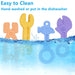 Baby Teether Toy Silicone Teething Toys for 0-12 Months Tool Shape