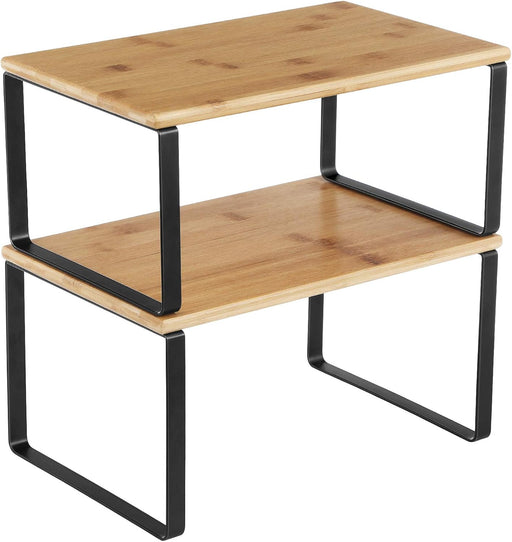 Cabinet Organizer Shelf, Set of 2 Spice Rack, Kitchen Storage