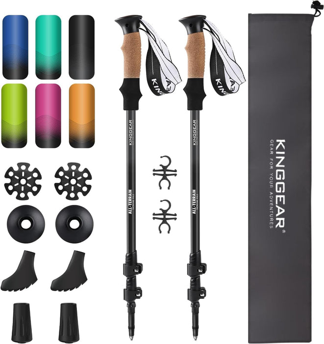 Trekking Poles 7075 Aluminum Lightweight Hiking Sticks