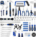 259-Piece Tool Kit, General Household Hand Tool Set, Blue