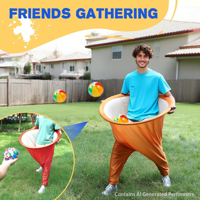 Granny Pants Yard Game, Oversized Granny Pants Outdoor Games,Giant Stretchy Pants, Fun Tossing Games Props for Outdoor Parties, Group Gatherings, Adults and Family