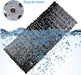 Pebble Bathtub Mat Non Slip 35" X 16" with Suction Cups,Black