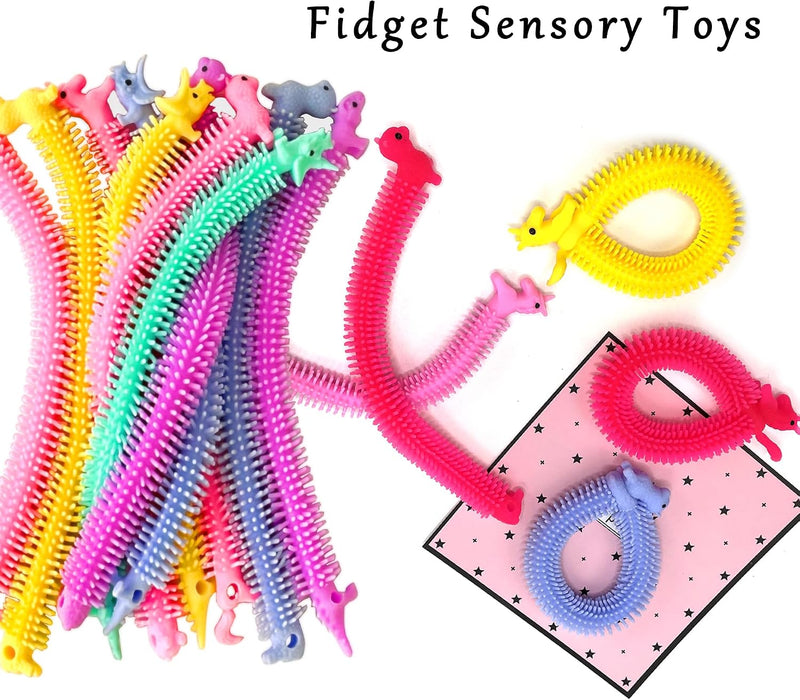 30 Pack Stretchy Strings Fidget Toys, Sensory Toys Bulk for Kids, Adults Stress Relief, Anti-Anxiety Autism Toys, Perfec
