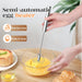 Stainless Steel Hand-Push Rotary Whisk Food-Grade Rust-Resistant Sturdy Riveted Construction Semi-Automatic Design Versatile for Cooking Blending Whisking Beating and Stirring Tasks Easy to Clean