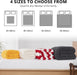 Chunky Knit Throw Blanket for Couch, 50'' x 60'' Knit Throw, Ivory