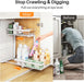 Under Sink Organizer, Adjustable Height, 2 Tier Pull Out Under Cabinet Organizer, Slide Out Thickened Metal Under Sink Storage for Kitchen Bathroom Laundry Pantry Cabinet, White, Large-2-Pack