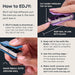 Fingernail Cutter Nail Cutter Stainless Steel Blue