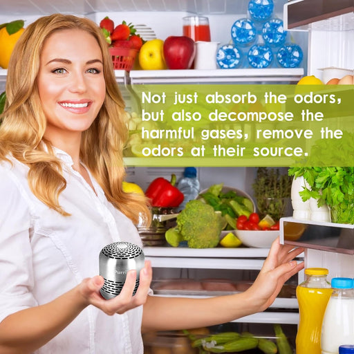 Refrigerator Deodorizer,Long-Lasting Fridge Odor Eliminator