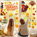 Fall Thanksgiving Window Clings Static Window Decal for Fall Décor