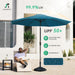 10FT Outdoor Patio Umbrella, Market Umbrella, Lake Blue