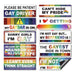 Rainbow Magnetic Bumper Sticker – Funny Reusable Car Magnet, 7.8 X 3.1 Inches, Automotive Exterior Accessory for Cars, Trucks and Refrigerator Decor