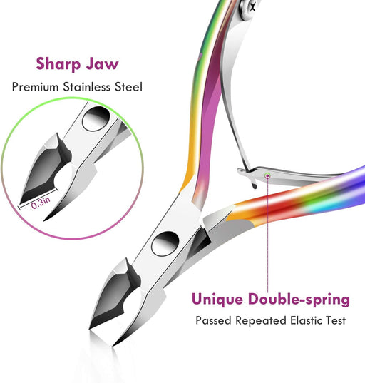 Cuticle Trimmer Cuticle Remover with Cuticle Pusher,Cutter Nipper