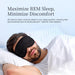 3D Sleep Mask for Men, 100% Blackout Eye Mask for Sleep, Ice Silk Adjustable Sleeping Mask for Side Sleepers, Soft Breat