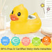 Baby Bath Thermometer – Digital Safety Water Thermometer for Baby Bathtub – °C/°F Display, BPA-Free & Waterproof – Floating Duck Toy for Newborns & Toddlers