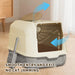 Double-Door Enclosed Cat Litter Box