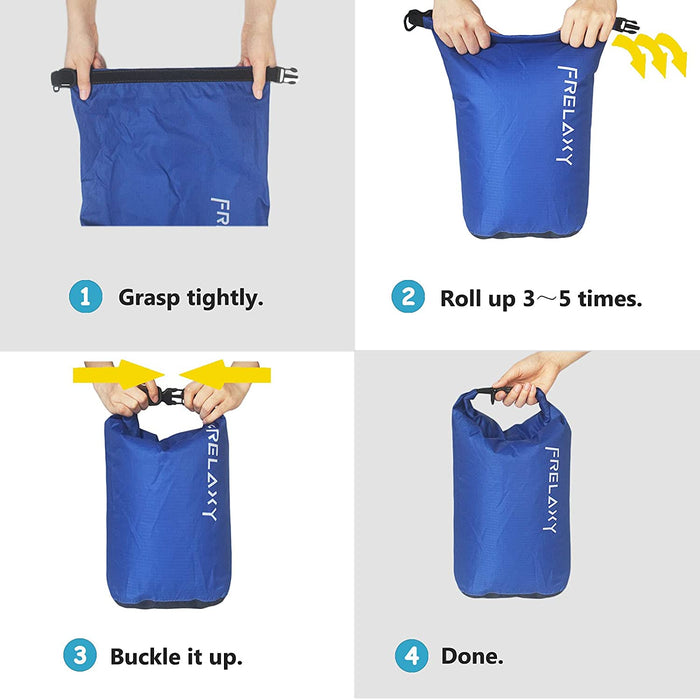 Dry Bag 5 Pack, Ultralight Waterproof Dry Sack for Outdoor Use