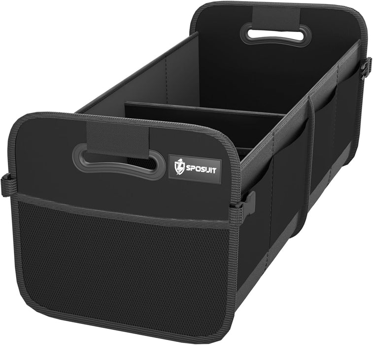 Trunk Organizer for Car - 70L Collapsible Sturdy Car Storage, Black