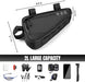 Bike Frame Bag - Water-Resistant Reflective Triangle Storage Bag, 2L