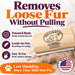 Dog Brush for Shedding | Patented Deshedding Dog Brush | Pet Hair Remover for Short, Medium & Long Coats | Made in USA | 5 Inch