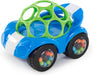 Oball Easy Grasp Rattle & Roll Toy Sports Car BPA-Free Infant Crawling Toy, 1 Pack, Age 3 Months and up, Blue/Green