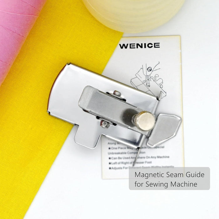 Magnetic Seam Guide for Sewing Machine,Guide Sewing Presser Foot,Seam Gauge Ruler,Universal Sewing Quilting Accessories 